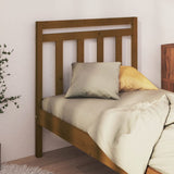 Testiera per Letto ambra 106x4x100 cm in Legno Massello di Pino