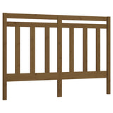 Testiera per Letto ambra 126x4x100 cm in Legno Massello di Pino