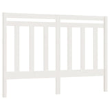 Testiera per Letto Bianca 156x4x100 cm Legno Massello di Pino