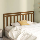 Testiera per Letto ambra 206x4x100 cm in Legno Massello di Pino