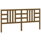 Testiera per Letto Ambra 206x4x100 cm in Legno Massello di Pino