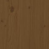 Testiera per Letto Ambra 206x4x100 cm in Legno Massello di Pino
