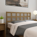 Testiera per Letto Ambra 156x4x100 cm in Legno Massello di Pino