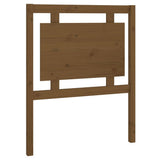 Testiera per Letto ambra 80,5x4x100cm in Legno Massello di Pino