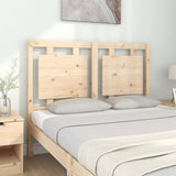 Testiera per Letto 125,5x4x100 cm in Legno Massello di Pino