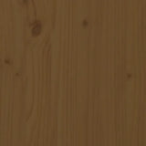 Testiera per Letto ambra 125,5x4x100 cm Legno Massello di Pino