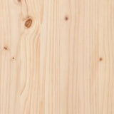 Testiera per Letto 205,5x4x100 cm in Legno Massello di Pino