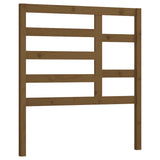 Testiera per Letto ambra 96x4x104 cm in Legno Massello di Pino