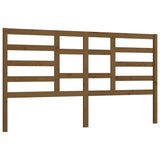 Testiera per Letto ambra 206x4x104 cm in Legno Massello di Pino