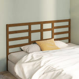 Testiera per Letto ambra 206x4x104 cm in Legno Massello di Pino