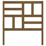 Testiera per Letto ambra 106x4x104 cm in Legno Massello di Pino