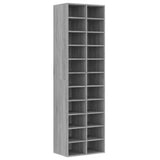 Scarpiera Grigio Sonoma 54x34x183 cm in Legno truciolato