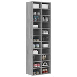 Scarpiera Grigio Sonoma 54x34x183 cm in Legno truciolato