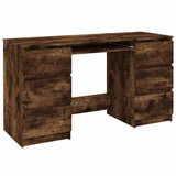 Scrivania Rovere Fumo 140x50x77 cm in Legno truciolato
