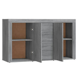 Credenza Grigio Sonoma 120x36x69 cm in Legno truciolato