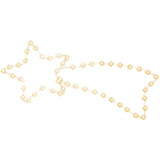 Figura Cometa di Natale con 48 LED Bianco Caldo 65x28 cm