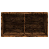 Contenitore per Vinili Rovere Fumo 71x34x36cm Legno truciolato
