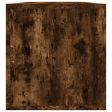 Contenitore per Vinili Rovere Fumo 71x34x36cm Legno truciolato