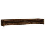 Supporto per Monitor Rovere Fumo 100x24x13 cm Legno truciolato