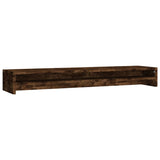 Supporto per Monitor Rovere Fumo 100x24x13 cm Legno truciolato