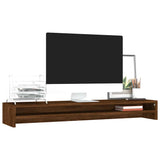 Supporto Monitor Rovere Marrone 100x24x13 cm Legno truciolato