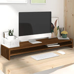 Supporto Monitor Rovere Marrone 100x24x13 cm Legno truciolato