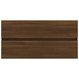 Mobile Lavabo Rovere Marrone 90x38,5x45 cm in Legno truciolato