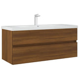 Mobile Lavabo Rovere Marrone 100x38,5x45 cm Legno truciolato