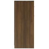 Armadietto Bagno Rovere Marrone 60x33x80 cm Legno tecnico