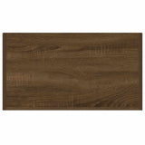 Armadietto Bagno Rovere Marrone 60x33x80 cm Legno tecnico
