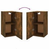 Mobile TV Rovere Fumo 30,5x30x60 cm in Legno Ingegnerizzato