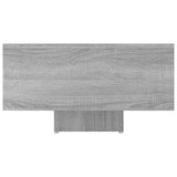 Tavolino da Salotto Grigio Sonoma 85x55x31 cm Legno truciolato