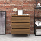 Credenza Rovere Marrone 60x35x69 cm in Legno truciolato