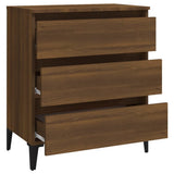 Credenza Rovere Marrone 60x35x69 cm in Legno truciolato