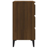 Credenza Rovere Marrone 60x35x69 cm in Legno truciolato