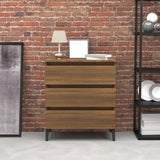Credenza Rovere Marrone 60x35x69 cm in Legno truciolato