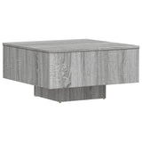 Tavolino Salotto Grigio Sonoma 60x60x31,5 cm Legno truciolato