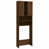 Mobile per Lavatrice Rovere Marrone 64x25,5x190 cm