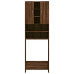 Mobile per Lavatrice Rovere Marrone 64x25,5x190 cm
