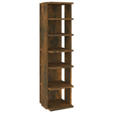 Scarpiere 2 pz Rovere Fumo 27,5x27x102 cm in Legno truciolato