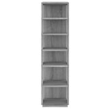 Scarpiera Grigio Sonoma 27,5x27x102 cm in Legno truciolato
