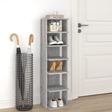 Scarpiera Grigio Sonoma 27,5x27x102 cm in Legno truciolato