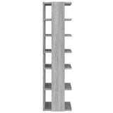 Scarpiere 2 pz Grigio Sonoma 27,5x27x102cm in Legno truciolato