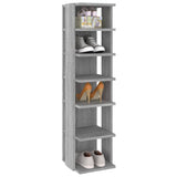 Scarpiere 2 pz Grigio Sonoma 27,5x27x102cm in Legno truciolato