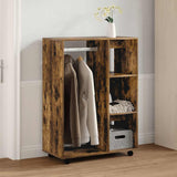 Armadio Rovere Fumo 80x40x110 cm in Legno truciolato