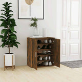 Scarpiera Rovere Fumo 60x35x70 cm in Legno truciolato