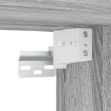 Scarpiera Grigio Sonoma 60x35x70 cm in Legno truciolato