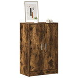 Scarpiera Rovere Fumo 60x35x92 cm in Legno truciolato