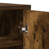 Scarpiera Rovere Fumo 60x35x92 cm in Legno truciolato
