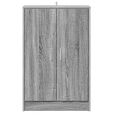 Scarpiera Grigio Sonoma 60x35x92 cm in Legno truciolato